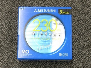 期間限定セール 【未使用】 三菱化学 MITSUBISHI CHEMICAL 【未開封】MOディスク 230MB 5枚パック Windowsフォーマット KR230D5S