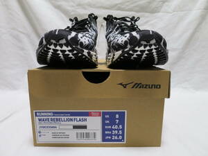 ミズノ　MIZUNO WAVE REBELLION FLASH ウエーブ　リベリオン　フラッシュ　US8 UK7 EUR40.5 26.0cm 未使用