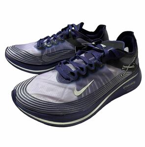 未使用品 18年 NIKE UNDERCOVER AR4349-500 ZOOM FLY GYAKUSOU ナイキ アンダーカバー ズームフライ 逆走 ネイビー US9.5 27.5㎝