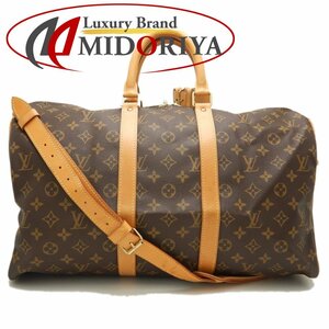 LOUIS VUITTON ルイヴィトン モノグラム キーポルバンドリエール45 M41418 ボストンバッグ ブラウン/251663【中古】