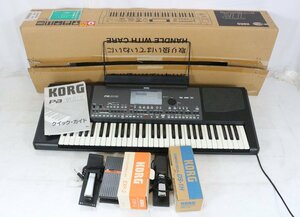 【ト足】 KORG コルグ Pa600 PROFESSIONAL ARRANGER シンセサイザー 鍵盤 通電・音出し確認済み KORG CASIO フットペダル付属 CBZ01CHH37