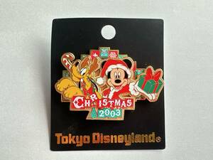 ◆TDL東京ディズニーランド 2003年 クリスマスピン◆