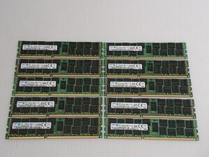 中古品★Samsung サーバー用メモリ 16GB 2Rx4 PC3L-10600R-09-11-E2-D3★16G×10枚セット