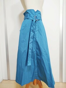 JEANASIS ジーナシス ロング フレアー スカート ブルー系 ネイビー系 2点セット フリーサイズ