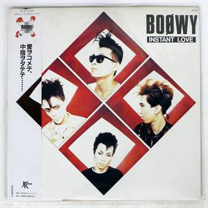 帯付き BOOWY/インスタント・ラヴ/JAPAN RECORD JAL43 LP