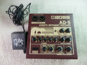 BOSS / AD-5 Acoustic Instrument Processor 