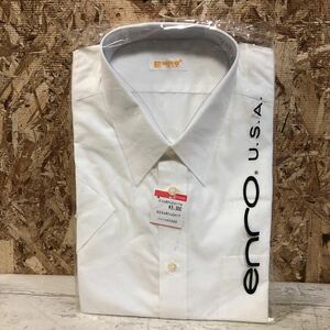 タグ付き　未使用品　ENRO ワイシャツ　その1 ホワイト　半袖　A-41 白　半袖Yシャツ　シャツ　佐川急便対応のみ