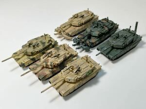 1/144 CAN.DO DOYUSHA 童友社 マイクロアーマー 第7弾 M1A1/A2 エイブラムス 戦車 ノーマルコンプ 6種