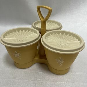 Tupperware タッパーウェア 調味料入れ 昭和レトロ 保存容器 モダン ビンテージ