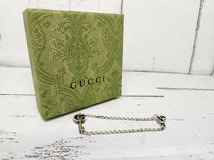 ☆GOL☆【GUCCI】 グッチ キーロゴ ブレスレット 19cm Ag925 シルバー