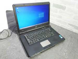 【中古動作品】管D99 NEC VersaPro VK26MX-B CPU core i5-M560 HDD320GB、メモリー4GB、バッテリー有り、クリーンインストール済み