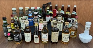 【20890】未開栓 余市12年 マッカラン ヘネシー 他 計35本 100ml 50ml お酒 おまとめ 焼酎 リキュール 果実酒 ウイスキー 自宅保管品