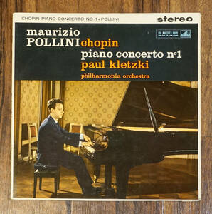 極美! 英HMV ASD 370 ショパン: ピアノ協奏曲第1番マウリツィオ・ポリーニ