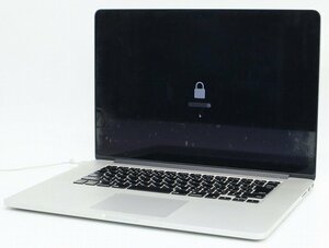 【1円スタート】Apple MacBook Pro Retina Mid 2015 15インチ 2880x1800 A1398 EMC2909 ストレージ欠品 EFIロック バッテリー膨張