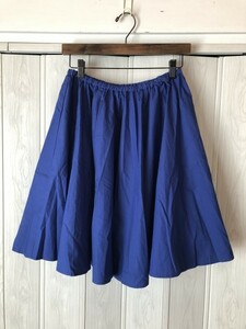◆saloon/サルーン/リボン付き/ブルーのスカート◆o