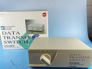 【現状品】DATA TRANSFER SWITCH DTS4-MSRN エレコム ELECOM　切り替えスイッチ