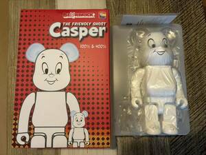 ★400%のみ★キャスパー/CASPER ベアブリック/BE@RBRICK 400%(メディコムトイ・フィギュア)