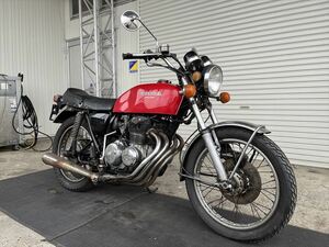 クランキング確認済:現状販売 CB400F 408cc 赤24715 ベース車両.逆車.CB400FOUR.ヨンフォア.ホンダ/輸入新規.国内未登録/愛知県豊橋市/460F