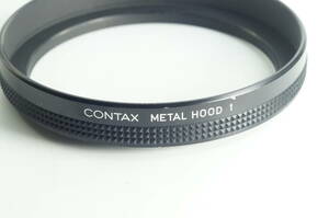 jaＣ★送料無料 良品★CONTAX METAL HOOD 1 コンタックス 底部のネジ径は86ミリ　フード　リング