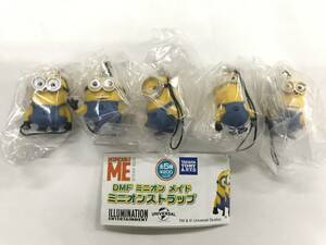 DMF　ミニオン メイド ミニオンストラップ 全5種セット タカラトミー デイブ トム ジェリー ティム スチュアート ガチャ ガシャポン