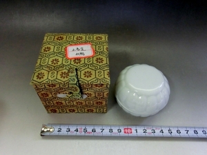 香合■白磁 お茶道具 小香盆 す 古玩 唐物 中国 古美術 時代物 骨董品■ 