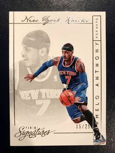 美品 1/1 Jersey No.15/25 13-14 Panini Carmelo Anthony カーメロ・アンソニー NBA シリアル カード Nuggets ジャージナンバー バスケ