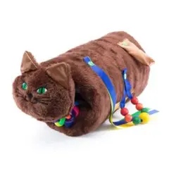 猫おもちゃ 認知症予防 自閉症 セラピー ぬいぐるみ 猫好き 感覚療法 ブラウン