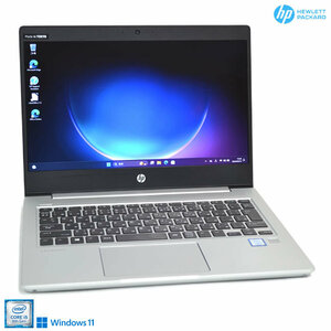 ノートパソコン 13.3型 HP ProBook 430 G6 第8世代 Core i5 8265U Webカメラ M.2SSD256G メモリ8G Wi-Fi USBType-C Windows11