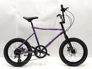 【未走行】TERN AMP F1 STREET STYLE 46cm パープル ターン BMX ストリートバイク ディスクブレーキ 配送/来店引取可 ∩ 6DC93-1