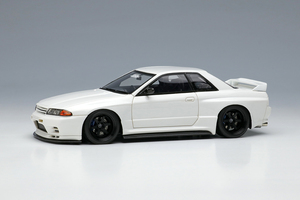 EM412B メイクアップ ガレージアクティブ BNR32 スカイラインGT-R wide body パールホワイト RC-VI Wheel