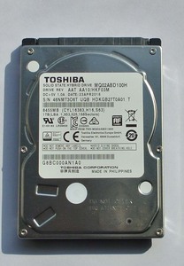 TOSHIBA MQ02ABD100H 2.5インチハイブリッドSSHD 1TB 　1台