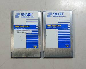 KN4780 【ジャンク品】 SMART 4MB Flash CARD SM9FCSC4M001 SM9FCSC4M002