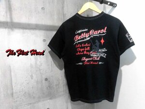 THE FLAT HEAD フラットヘッド Betty Carol Regent Club ロゴプリント 半袖 Tシャツ 40/黒 ブラック/メンズ/日本製