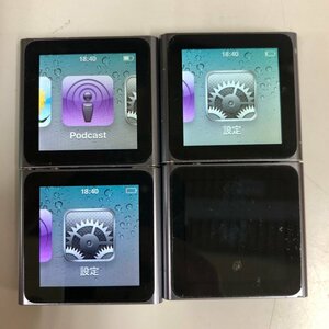 iPod nano 第6世代 8GB 4台まとめ売り A1366 MC688J 本体のみ 230309PT190235
