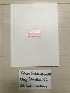 【新品】 希少　2012 FW Supreme Catalog Book シュプリーム カタログ　本