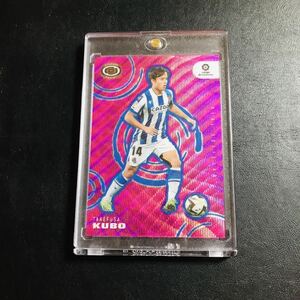 (19枚限定！) 久保建英 / 2022-23 Panini Chronicles Soccer / Dynagon Pink Wave #/19 カード ソシエダ 日本代表 アジアカップ サイン無