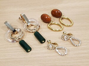 イヤリング 3点セット アクセサリー レディース ピアス