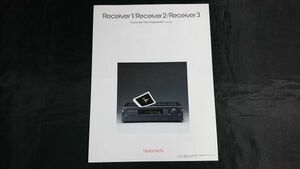 『Nakamichi(ナカミチ) Receiver1/Receiver2/Receiver3 カタログ 1990年11月』ナカミチ株式会社/ハーモニック タイム アライメント アンプ