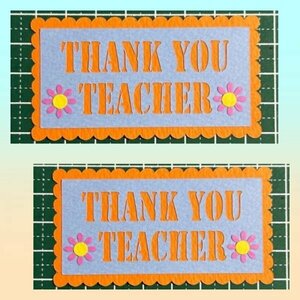 （4933C）thank you teacher★カット【2】