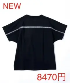 1392 新品　LITTER ファスナーデザイン　Tシャツ　ブラック　L