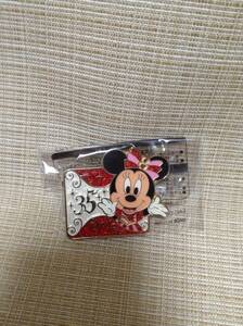 ミニーマウス ピンバッジ 東京ディズニーランド35周年 【Disney/ディズニー】 ピンズ,バッチ,バッヂ