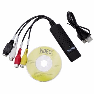 USB 2.0 ビデオオーディオキャプチャカード Pc アダプタ VHS に DVD デジタルビデオグラバーデバイス Windows の Mac 用 iMac PC