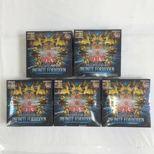 ◆【未開封】遊戯王 デュエルモンスターズ インフィニット・フォビドゥン INFINITE FORBIDDEN シュリンク付 5BOX◆H043003