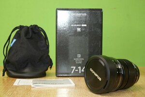 1円スタート ジャンク品 極美品 OLYMPUS オリンパス M.ZUIKO DIGITAL ED 7-14mm F2.8 PRO カメラ用レンズ 動作未確認