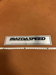 日本国内　正規品　当時物　本物　非売品　MAZDA SPEED CLUB MEMBERS　マツダスピード　クラブメンバーズ ステッカー 希少 レア　SA FC FD