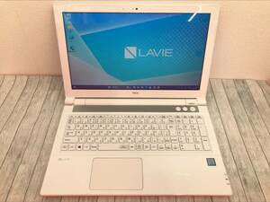 　【人気デザイン/高性能】　NEC LAVIE PC-NS600JAW 〔Corei7-8550U/SSD 500GB/メモリ 8GB〕　