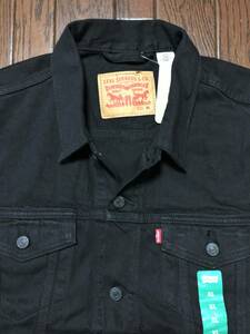 新品 リーバイス Ｌｅｖｉ’ｓ ７２３３４－０１４４ デニム トラッカー ジャケット ＸＬ 黒 ブラック ４ポケット ジージャン ビッグサイズ