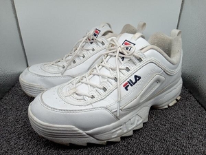 FILA フィラ 厚底スニーカー ハイソール サイズ28cm ホワイト 白