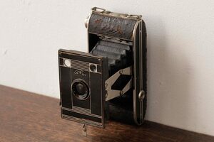 R-038100　アンティーク雑貨　Agfa(アグファ)　Billy-Clack　BILINAR　ドイツ製　クラシックカメラ(蛇腹カメラ)(R-038100)