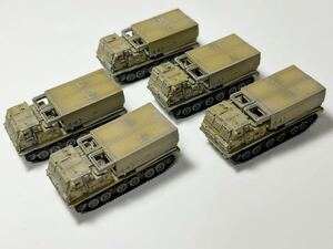 1/144 CAN.DO DOYUSHA 童友社 マイクロアーマー 第9弾 M270 MLRS 第3歩兵師団 第39野戦砲兵連隊 第1大隊 ×5